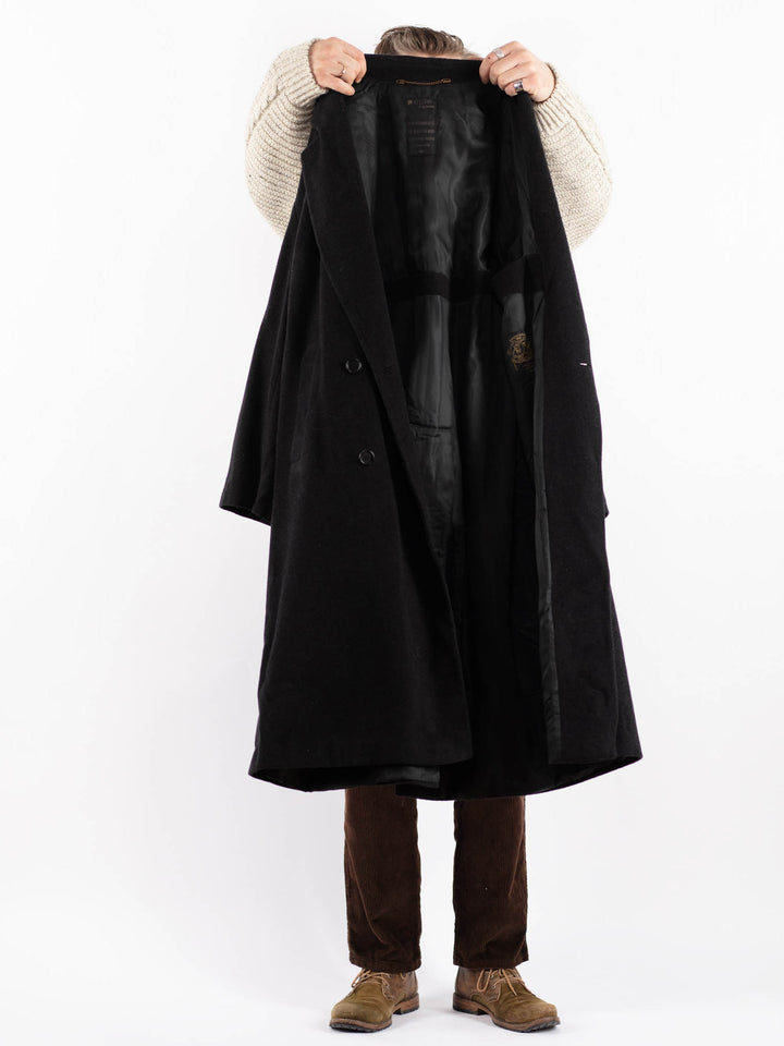 Vintage 90's Men Wool Blend Coat in GrayZ1604