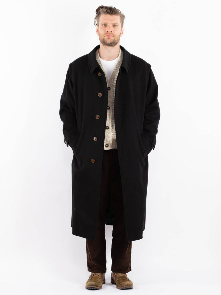 Vintage 90's Men Wool Coat in GrayZ1613