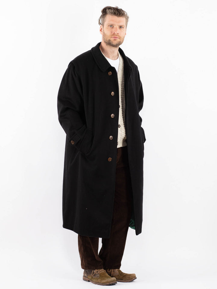 Vintage 90's Men Wool Coat in GrayZ1613