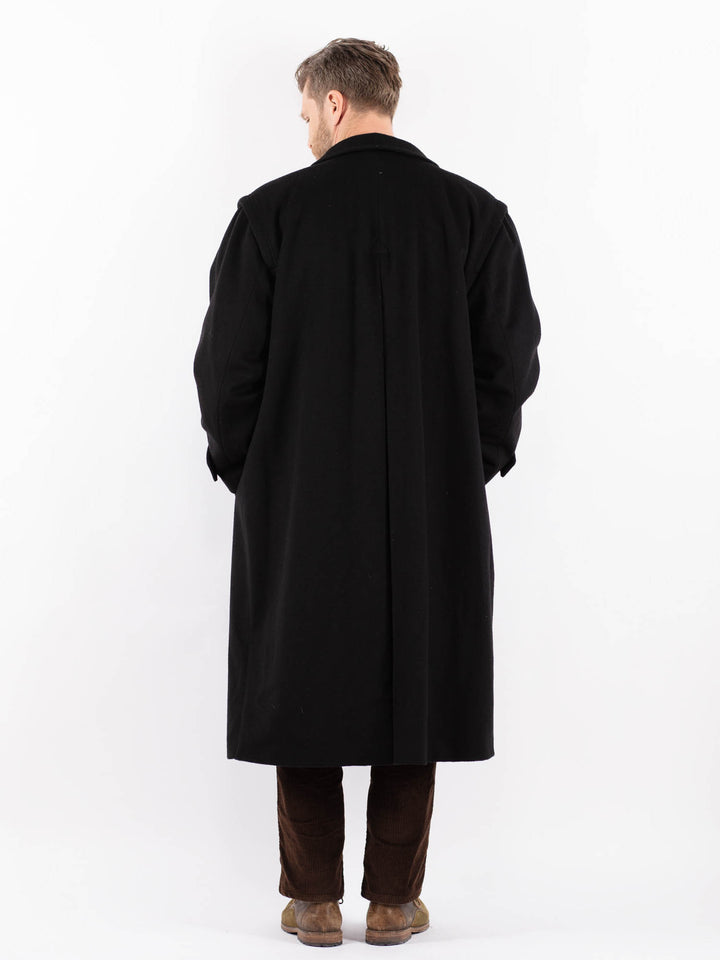 Vintage 90's Men Wool Coat in GrayZ1613