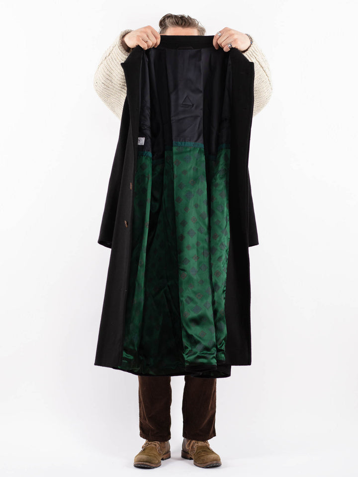 Vintage 90's Men Wool Coat in GrayZ1613