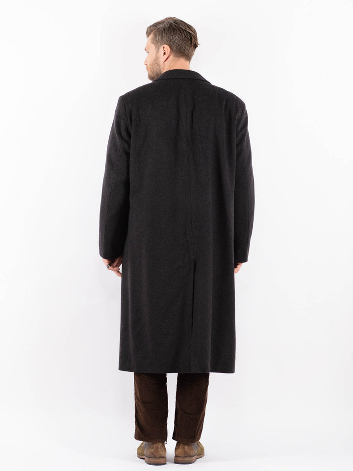 Vintage 90's Men Wool Coat in GrayZ1597