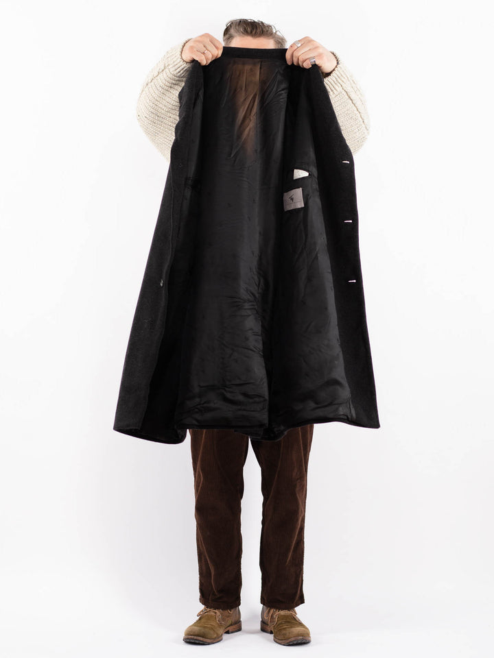 Vintage 90's Men Wool Blend Coat in GrayZ1621