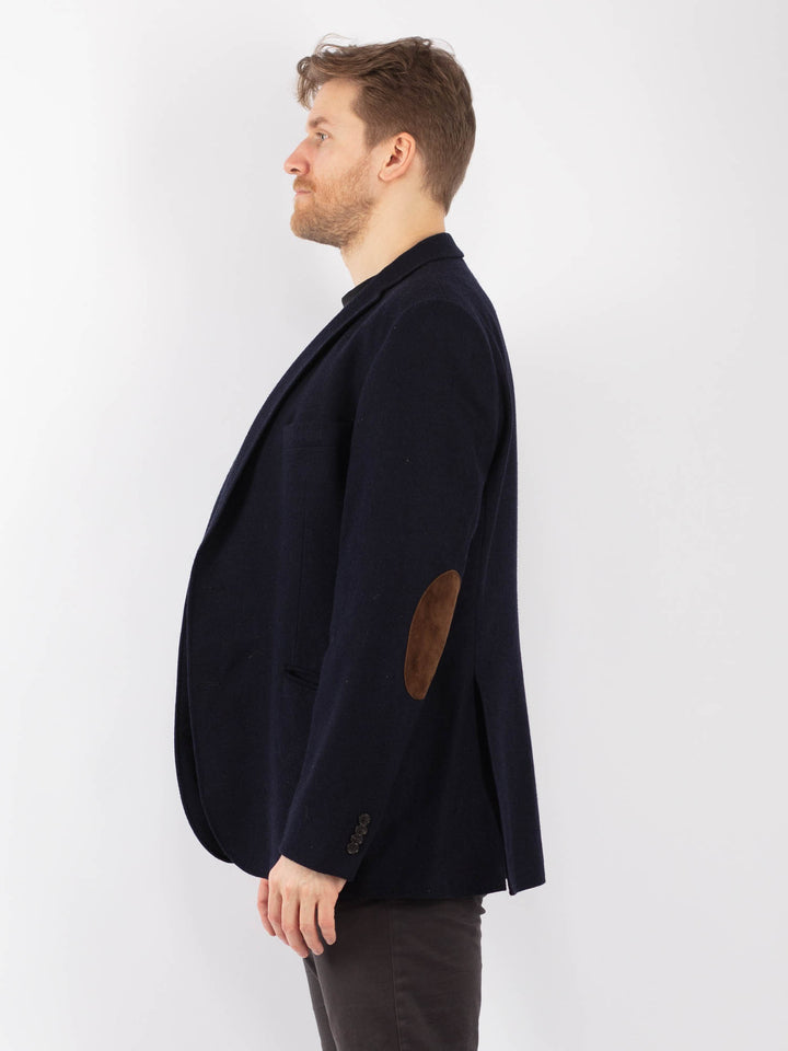 Vintage 90. gadu vīriešu vilnas žakete pelēkā krāsā