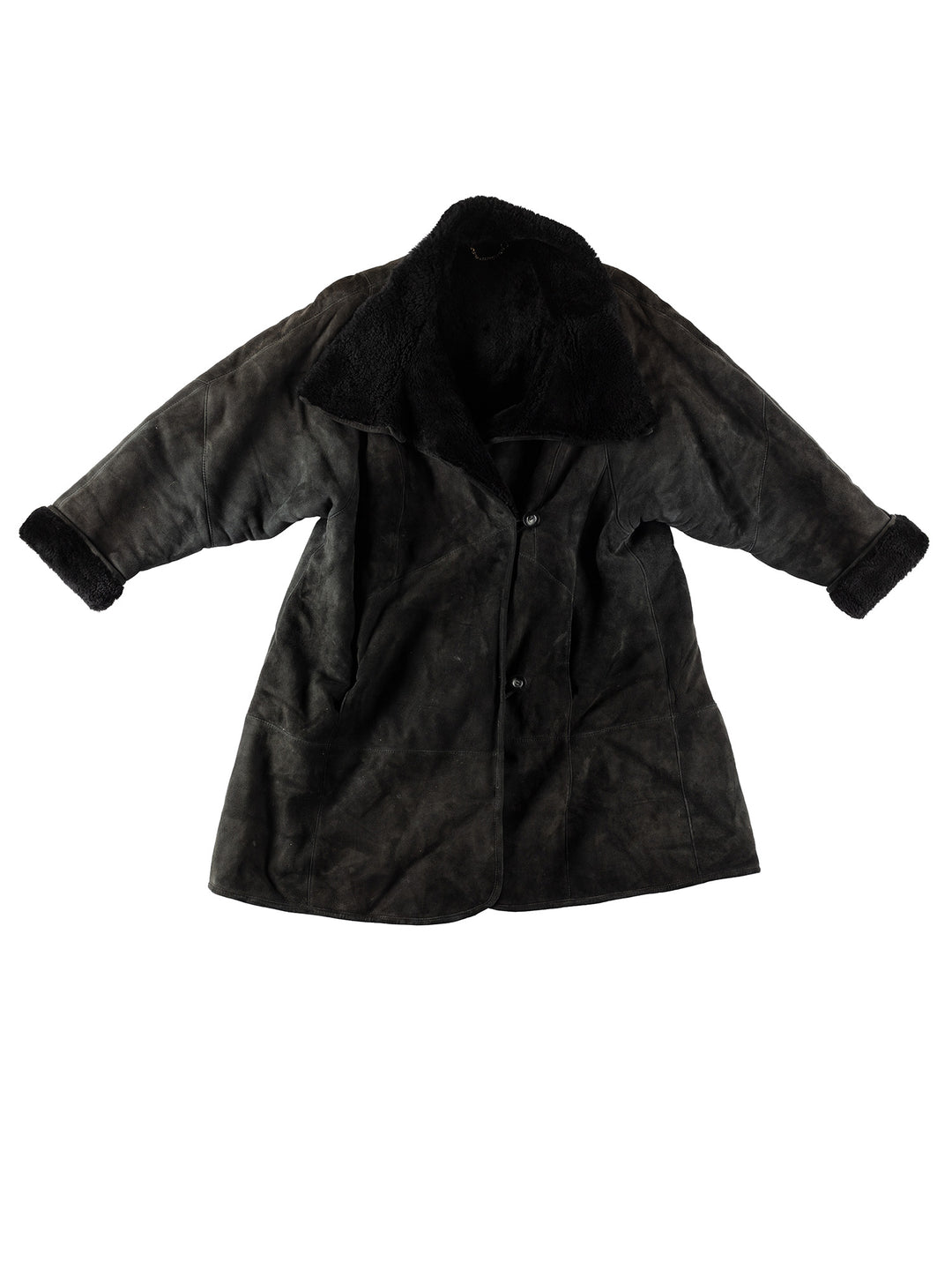 Vintage 80's Women Sheepskin Coat in MN468