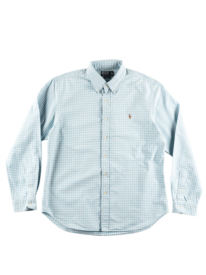 Vintage 2000. gadu vīriešu Ralph Lauren krekls zilā krāsā