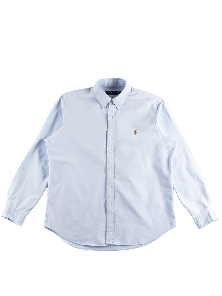 Vintage 2000. gadu vīriešu Ralph Lauren krekls zilā krāsā