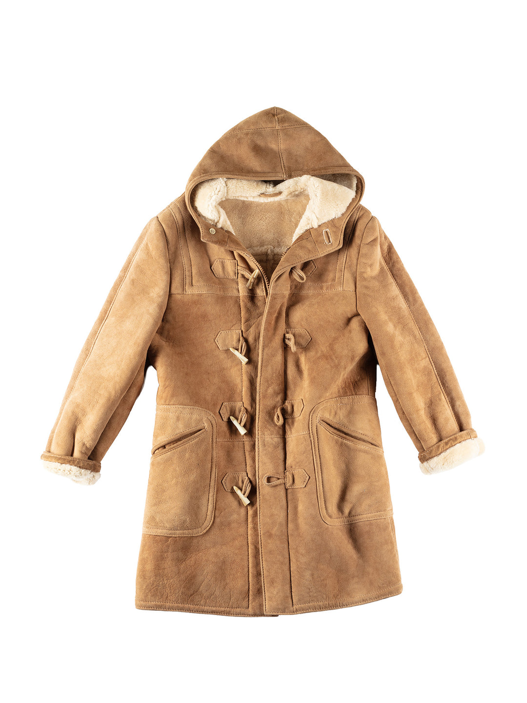 Vintage 70's Men Sheepskin Coat in BeigeVN313