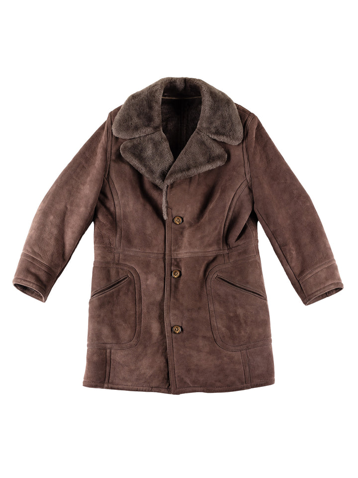 Vintage 80's Men Sheepskin Coat in VN711