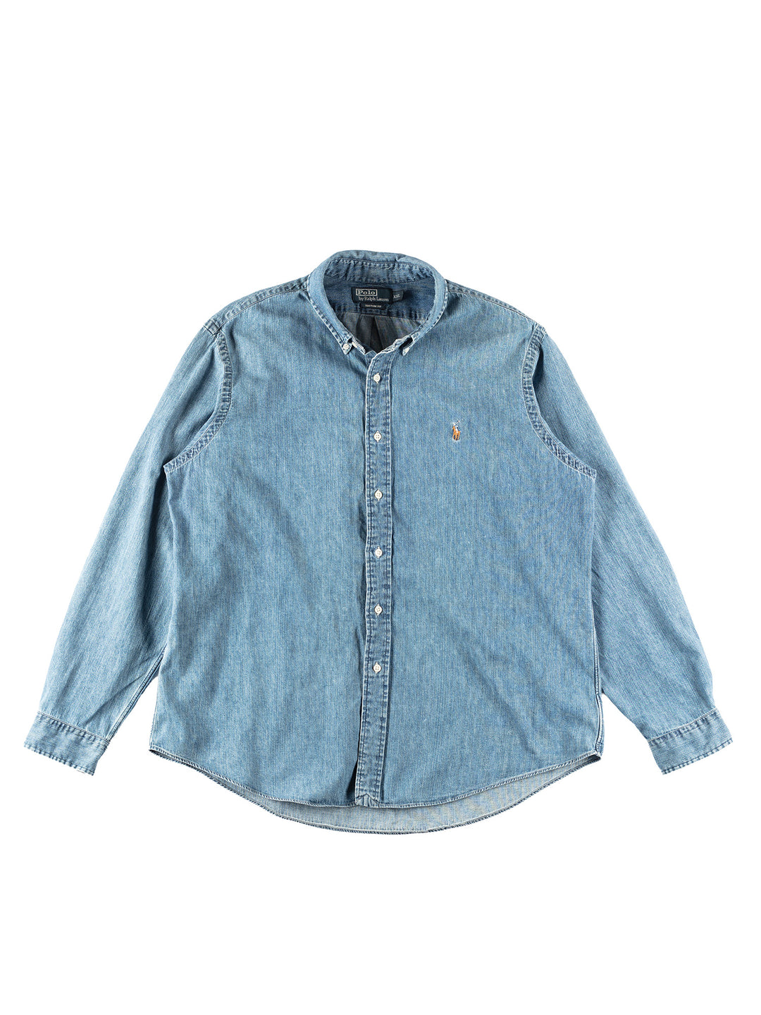 Vintage 90's Men Ralph Lauren Shirt in Blue