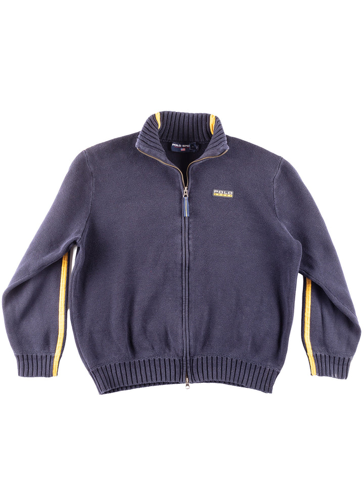 Vintage 90. gadu vīriešu Ralph Lauren džemperis zilā krāsā