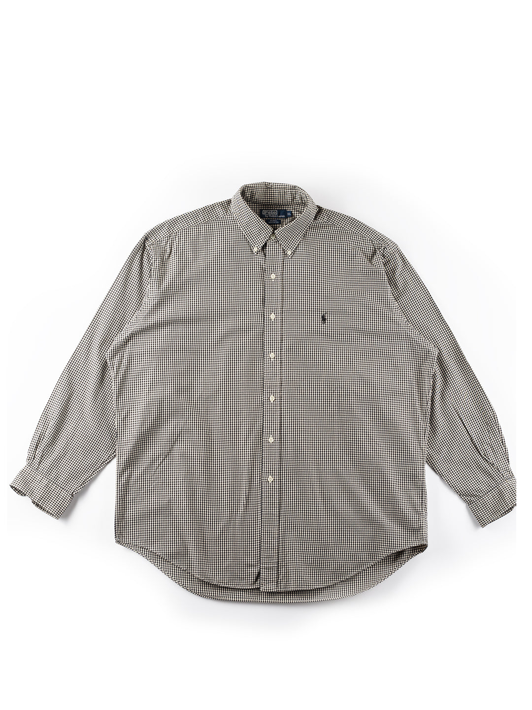 Vintage 2000. gadu vīriešu Ralph Lauren krekls melnā krāsā