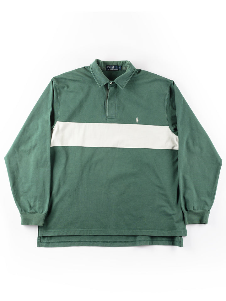 Vintage 90. gadu vīriešu Ralph Lauren regbija krekls