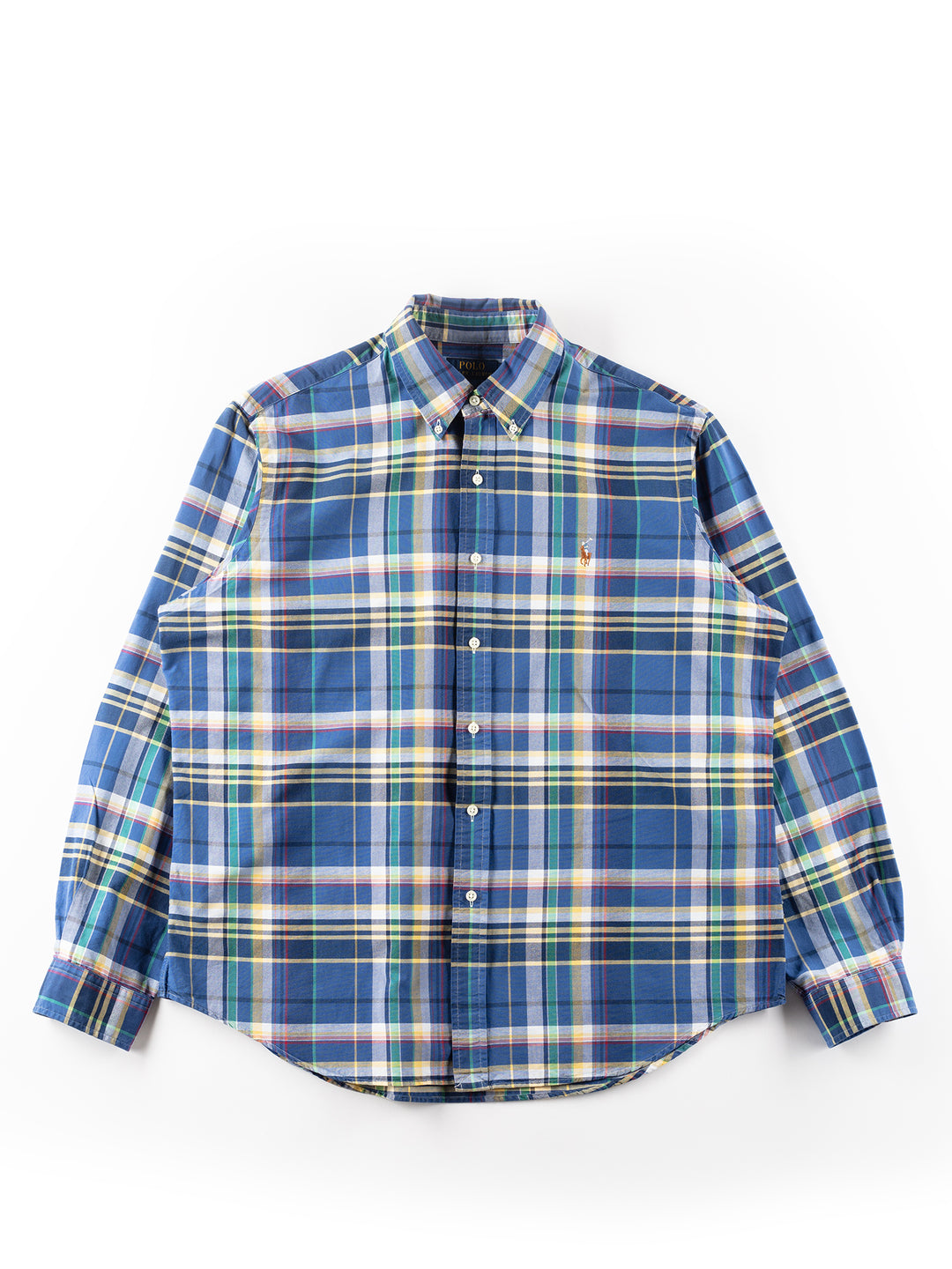 Vintage 2000. gadu vīriešu Ralph Lauren krekls zilā krāsā