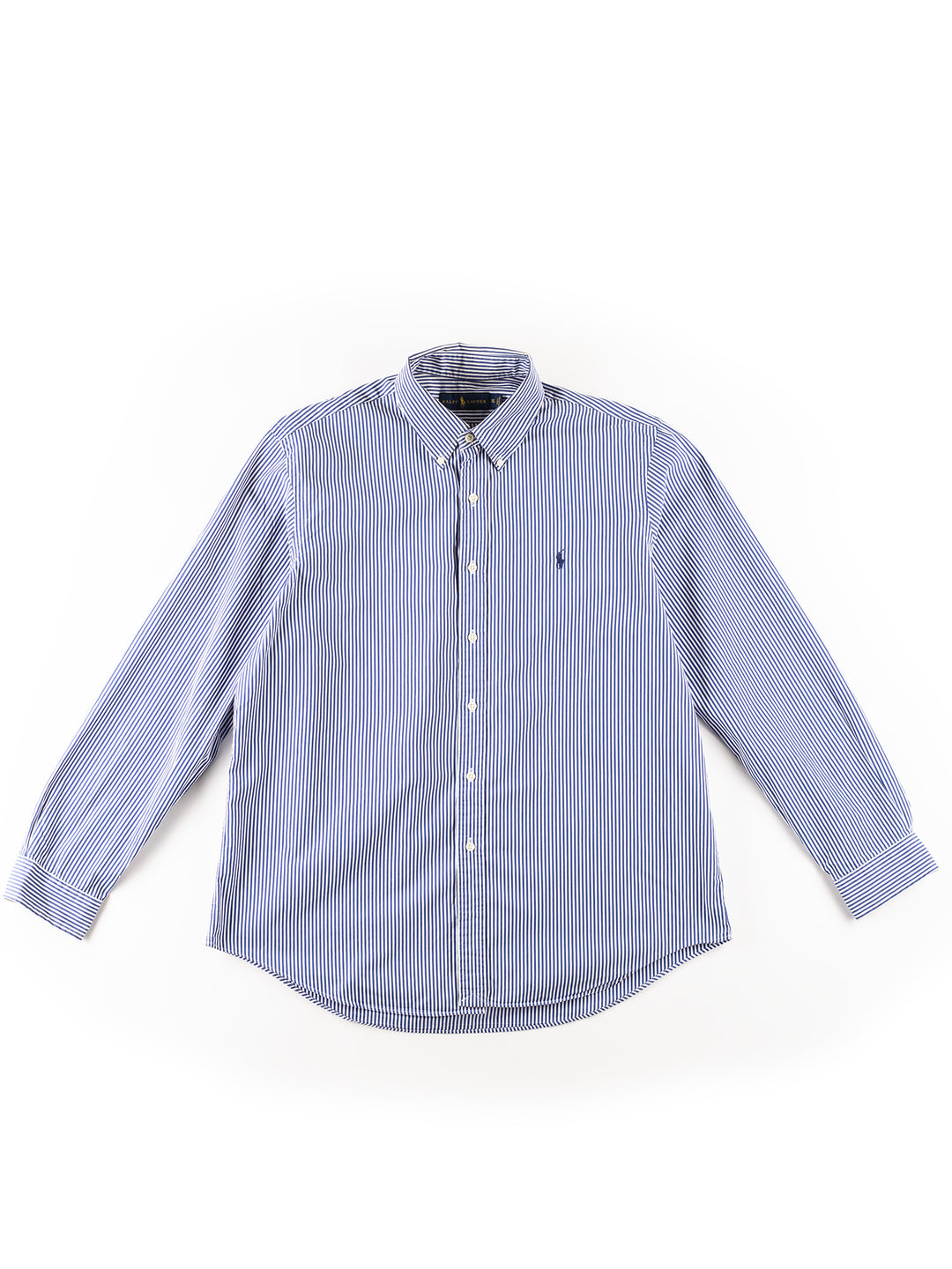 Vintage 90. gadu vīriešu Ralph Lauren krekls zilā krāsā