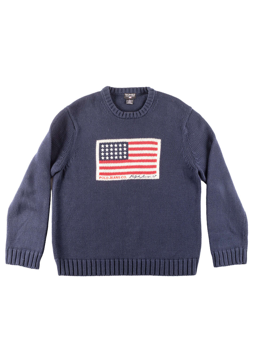 Vintage 90. gadu vīriešu Ralph Lauren džemperis zilā krāsā