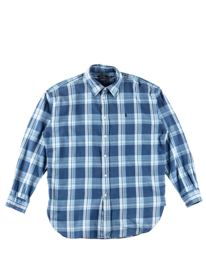 Vintage 00's Men Ralph Lauren Shirt in Blue