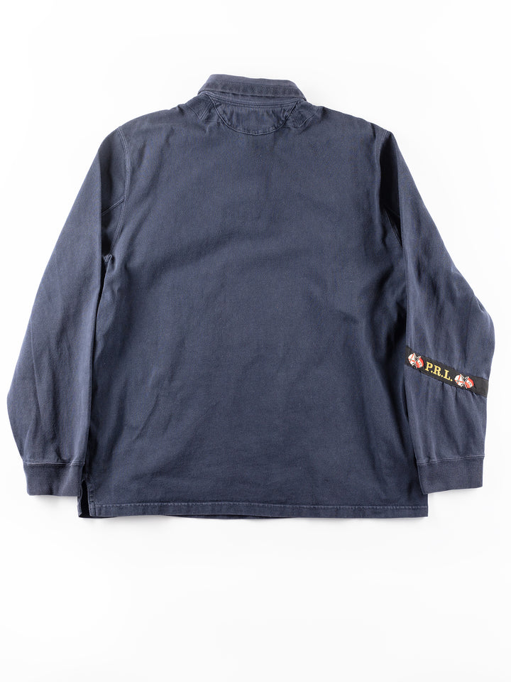 Vintage 2000. gadu vīriešu Ralph Lauren regbija krekls ar emblēmu