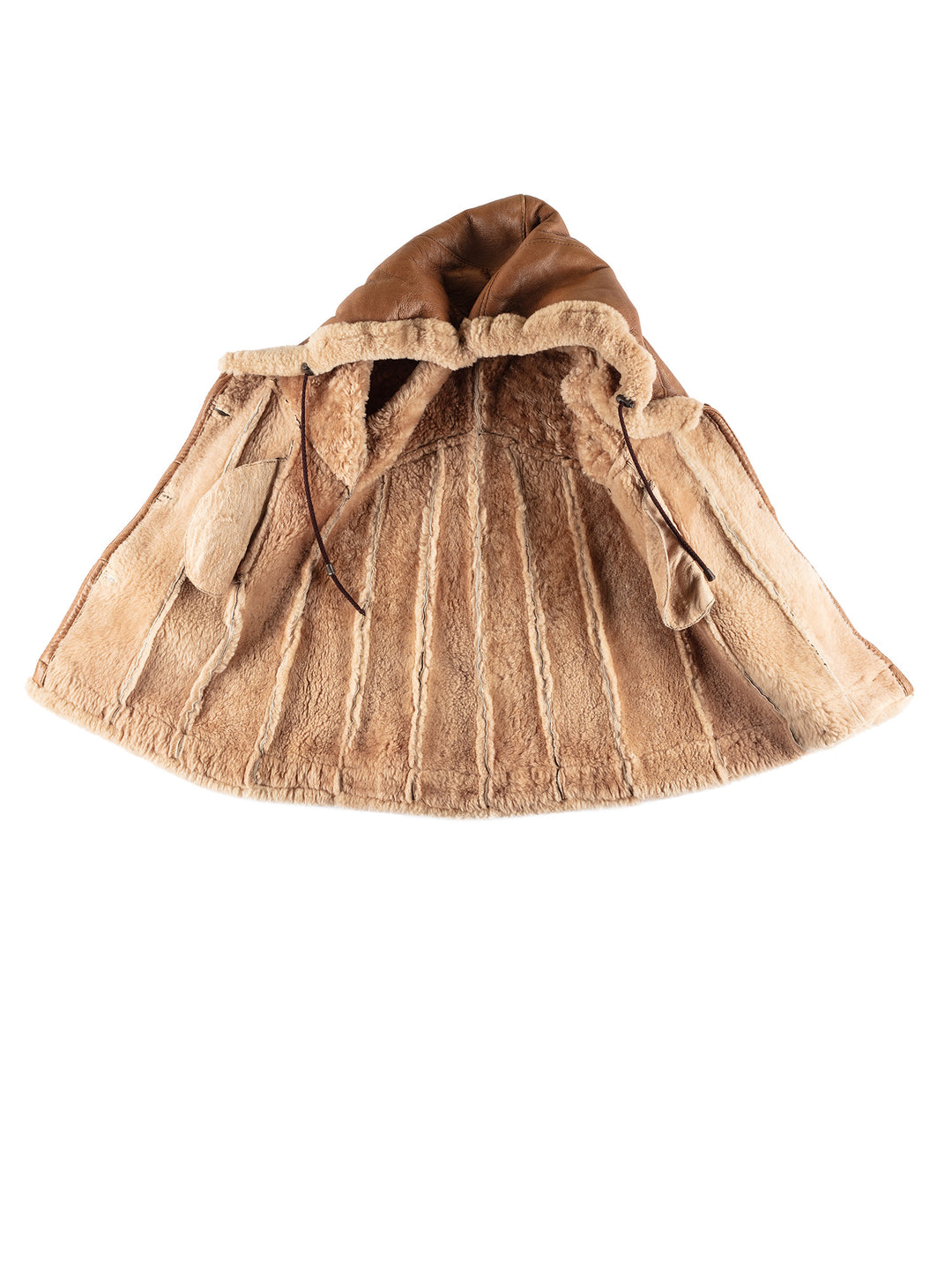 Vintage 70's Women Sheepskin Coat in BrownMN393