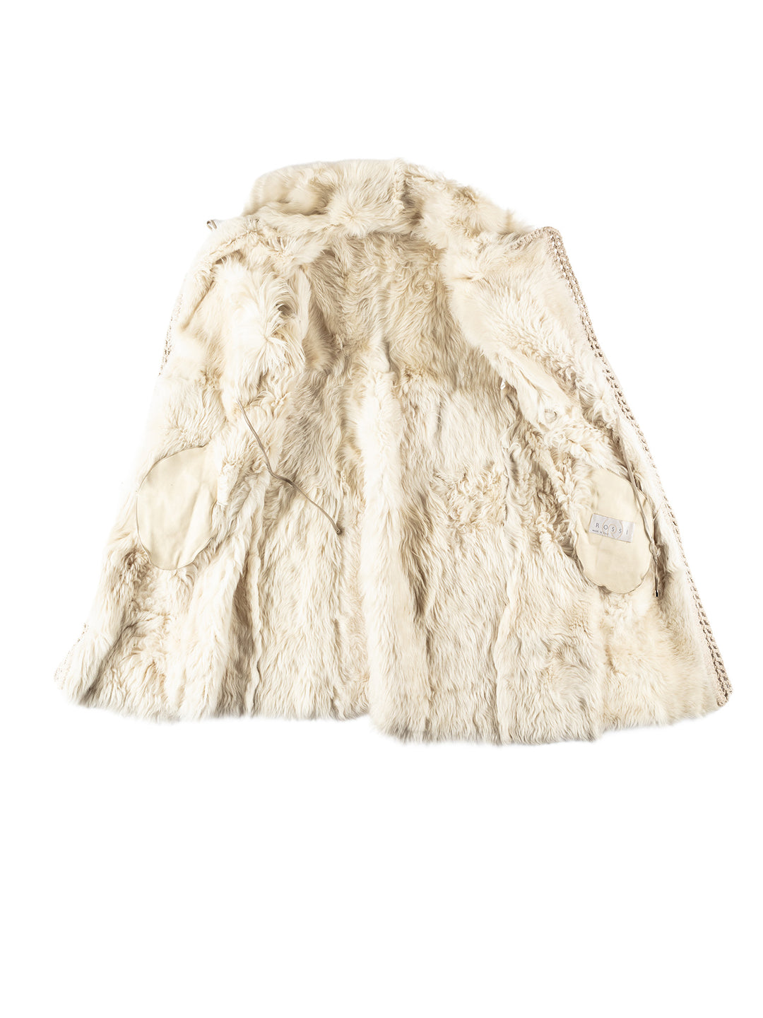 Vintage 70's Women Sheepskin Coat in BeigeMN326