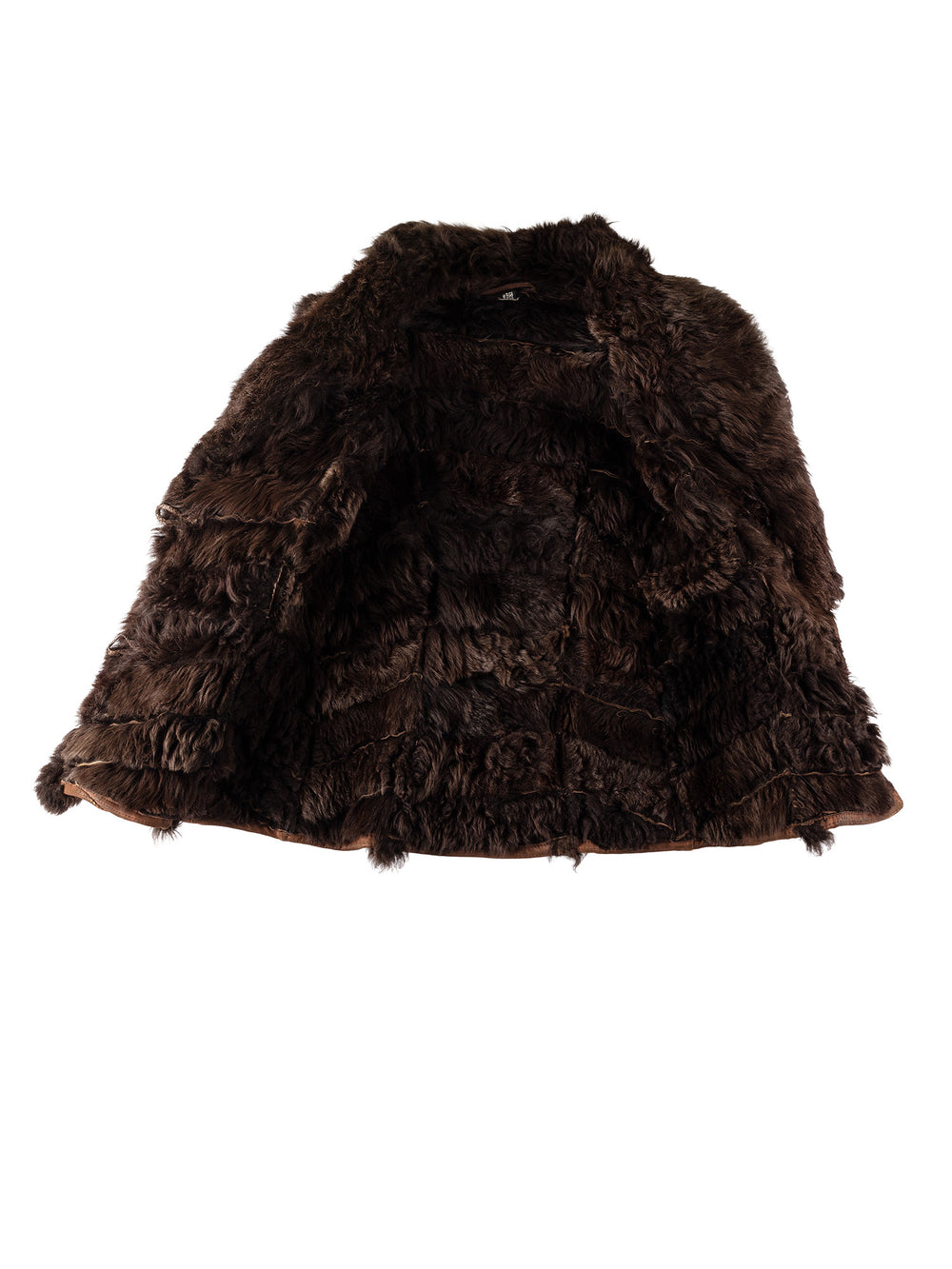 Vintage 70's Women Sheepskin Jacket in BrownMN521