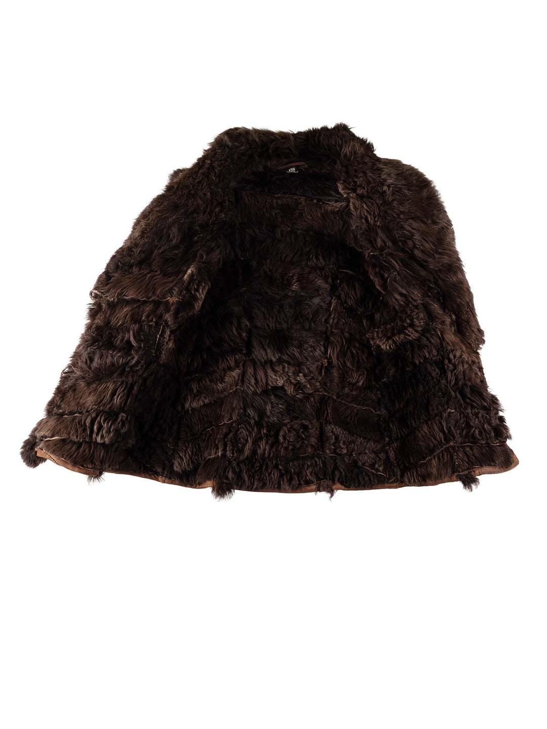 Vintage 70's Women Sheepskin Jacket in BrownMN521