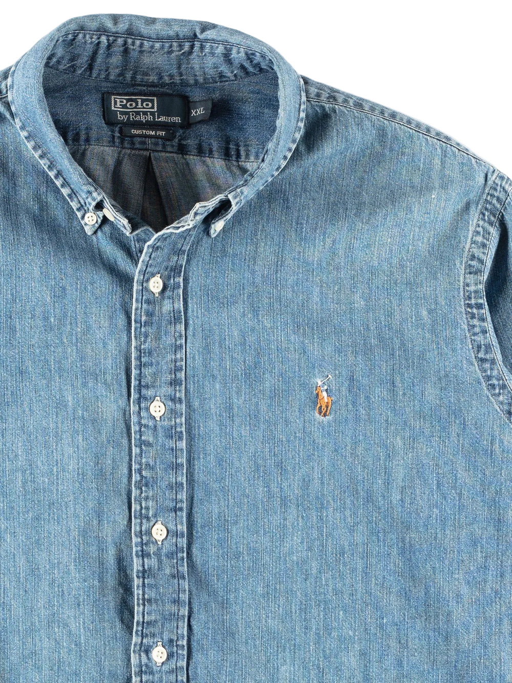 Vintage 90's Men Ralph Lauren Shirt in Blue
