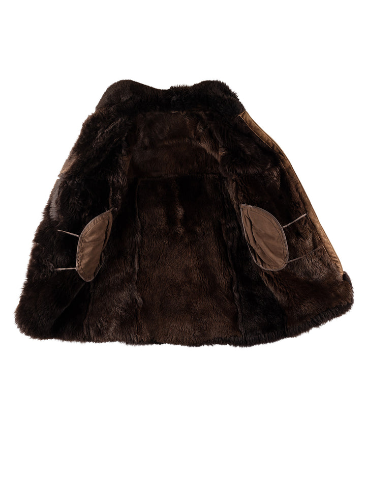 Vintage 70's Women Sheepskin Coat in MN732