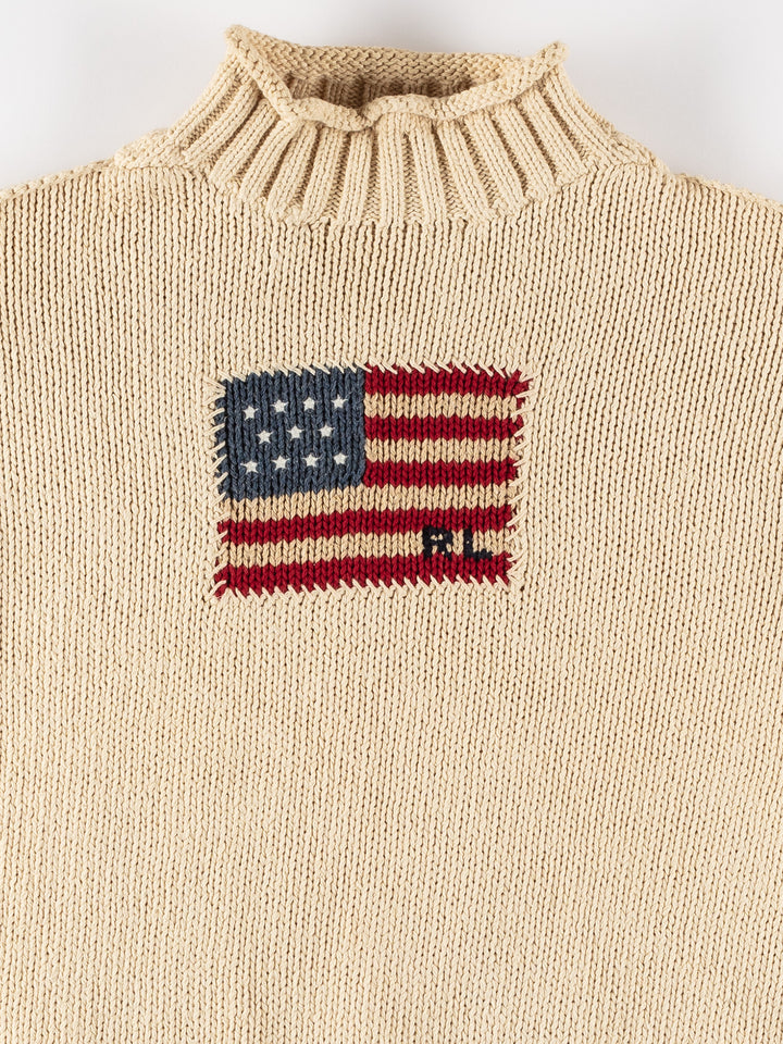 Vintage 90's Ralph Lauren Sweater in Black