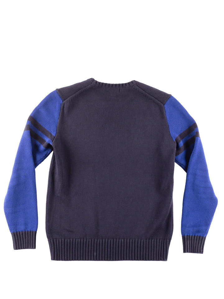 Vintage 00. gadu vīriešu Ralph Lauren džemperis zilā krāsā