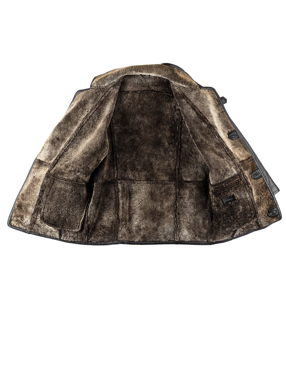 Vintage 80's Men Sheepskin Coat in VN721