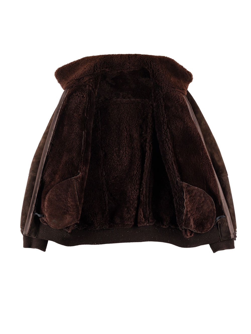 Vintage 70's Men Sheepskin Jacket in BrownVN667