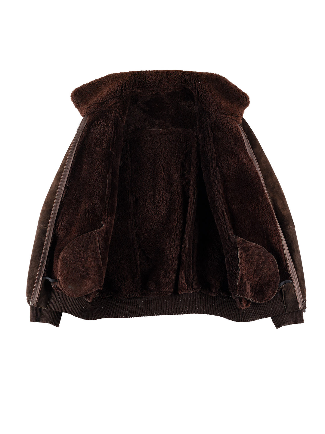 Vintage 70's Men Sheepskin Jacket in BrownVN667