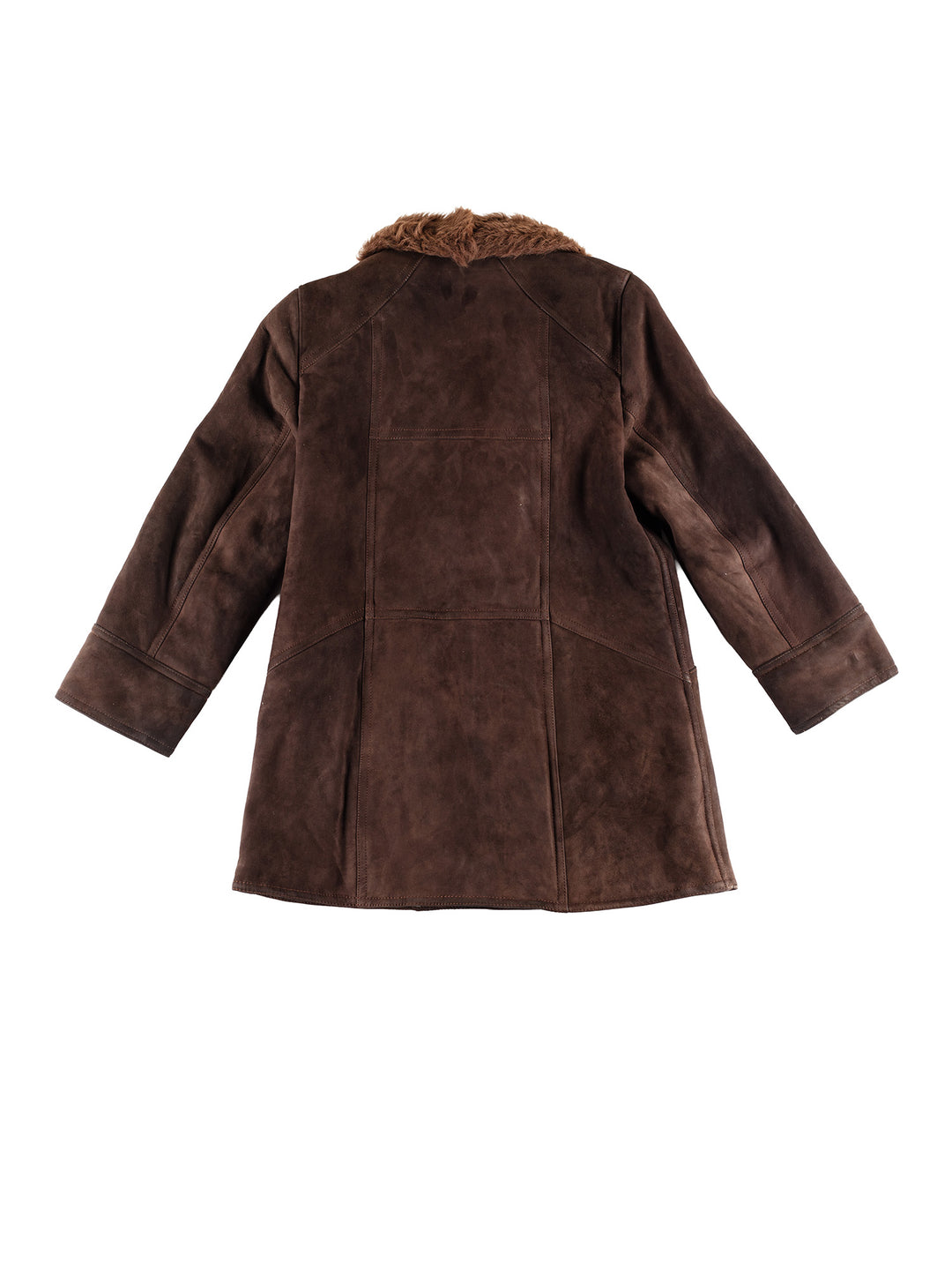 Vintage 70's Women Sheepskin Coat in BrownMN394