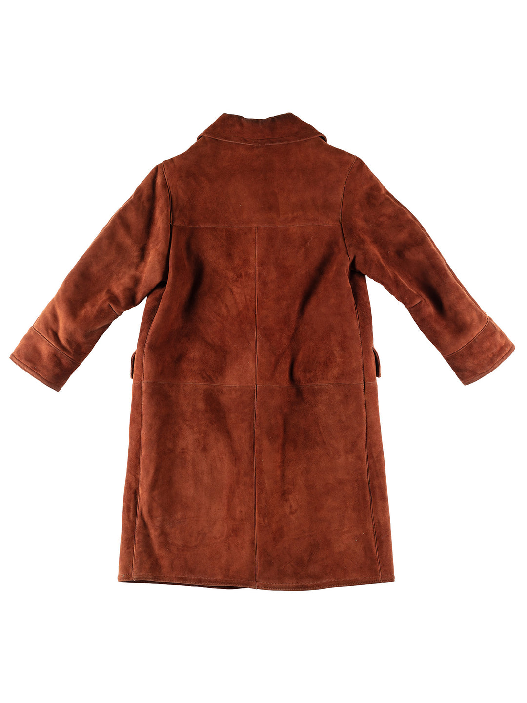 Vintage 80's Women Sheepskin Coat in BrownMN443