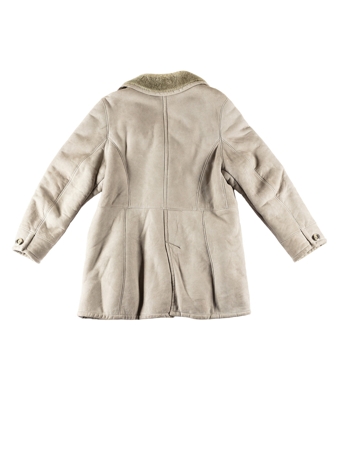 Vintage 70's Men Sheepskin Coat in GrayVN650