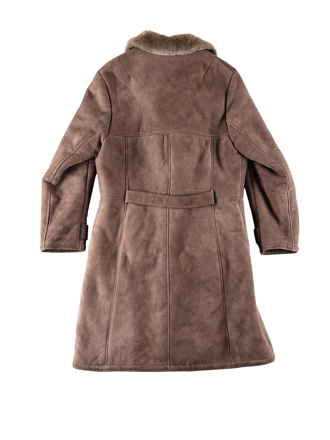 Vintage 70's Men Sheepskin Coat in BrownVN660