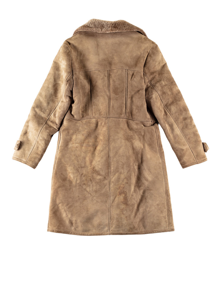 Vintage 70's Men Sheepskin Coat in BeigeVN723