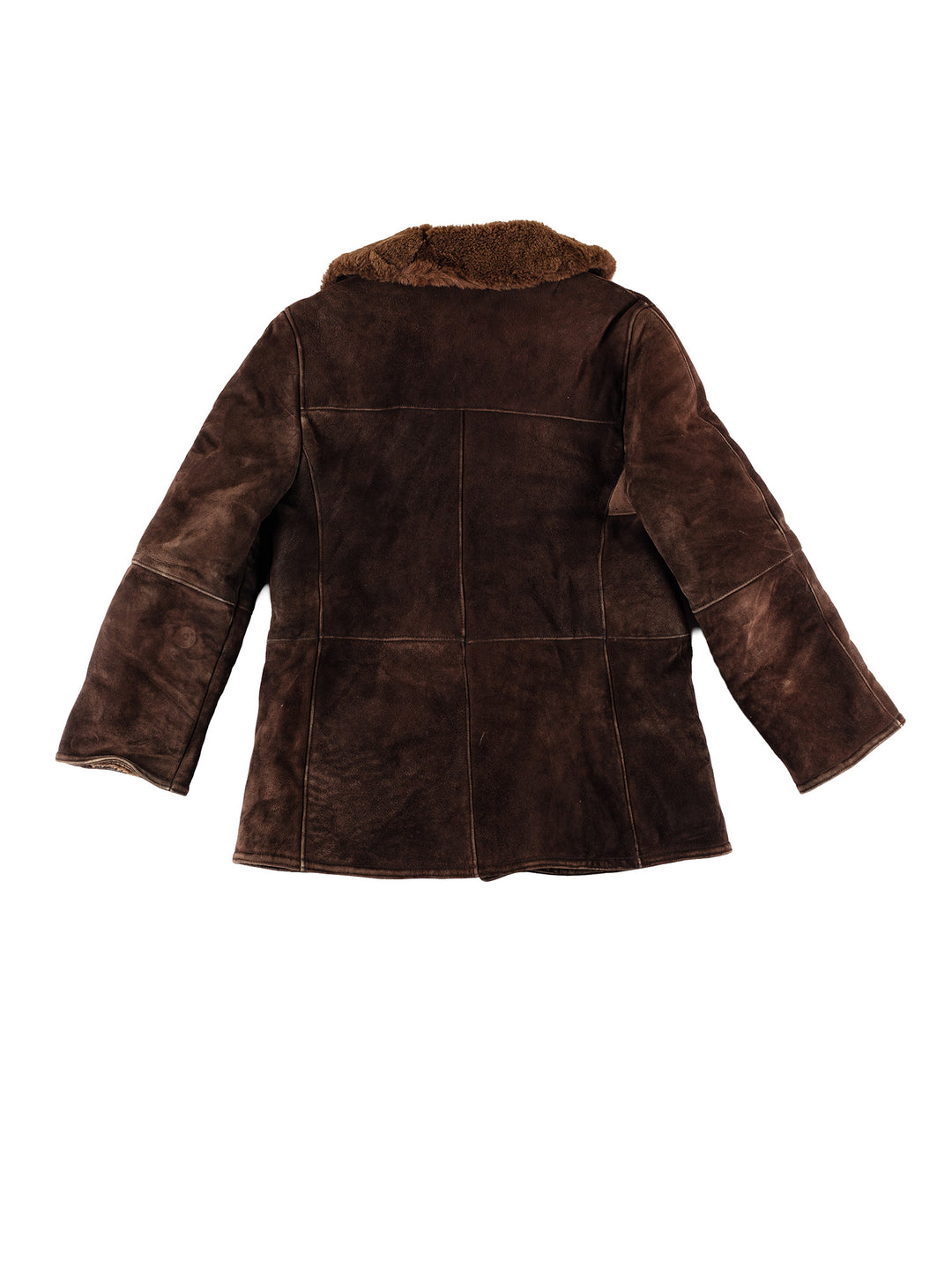 Vintage 70's Women Sheepskin Coat in BrownMN442