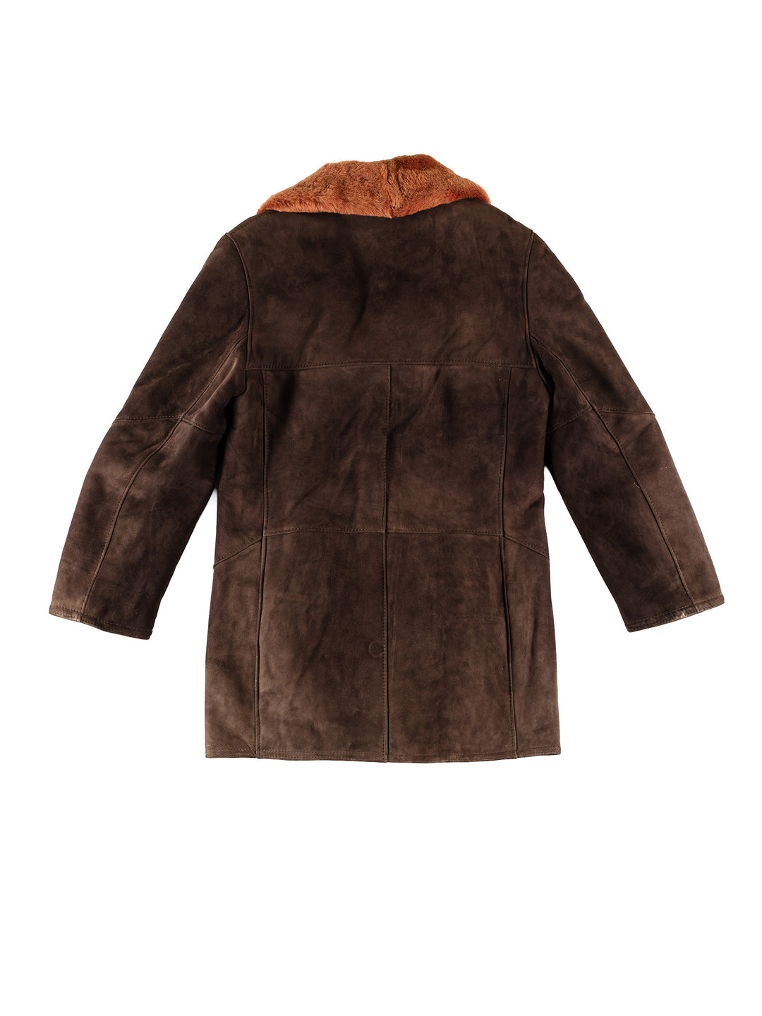 Vintage 70's Men Sheepskin Coat in BrownVN685