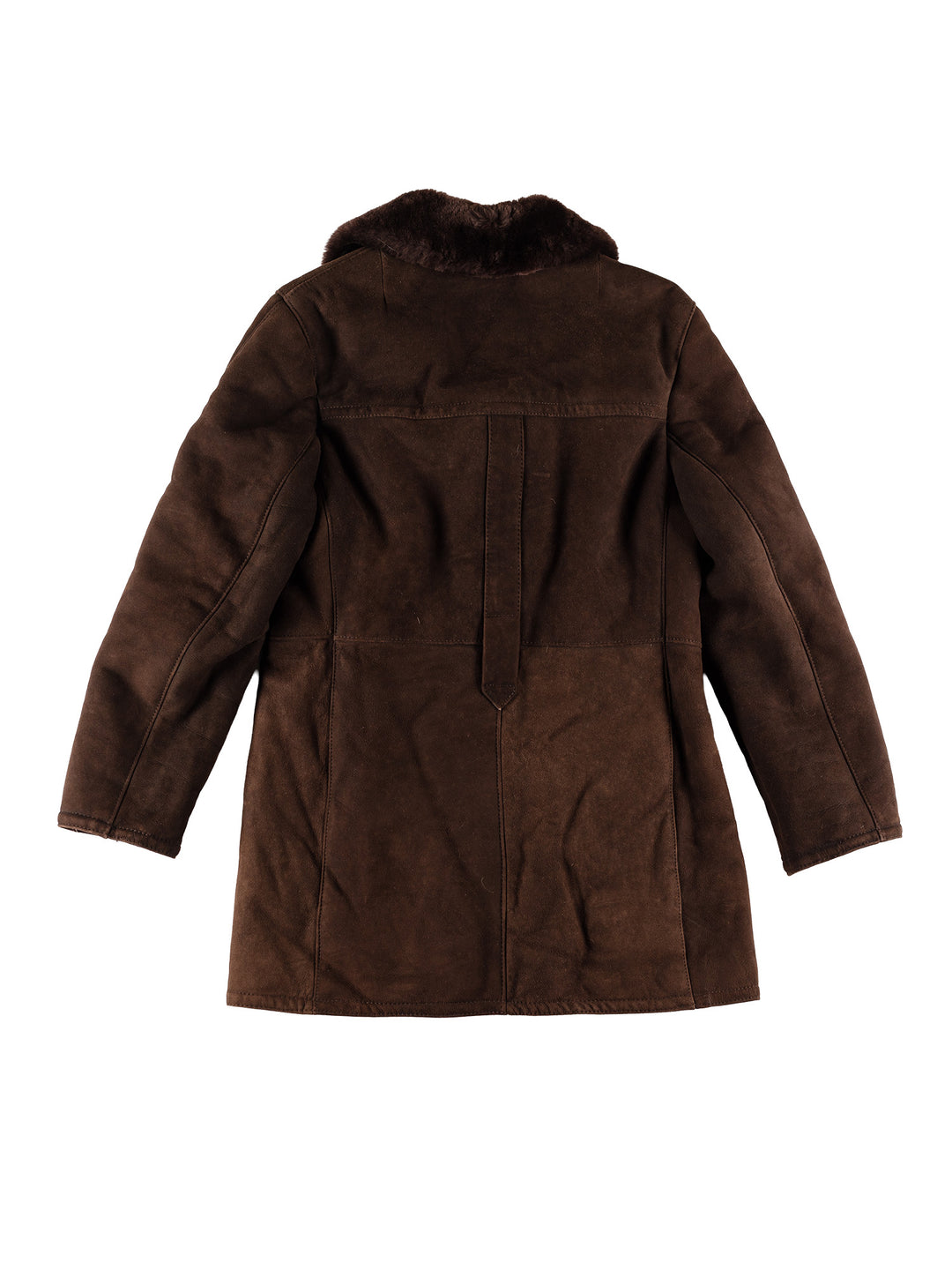 Vintage 70's Men Sheepskin Coat in BrownVN727