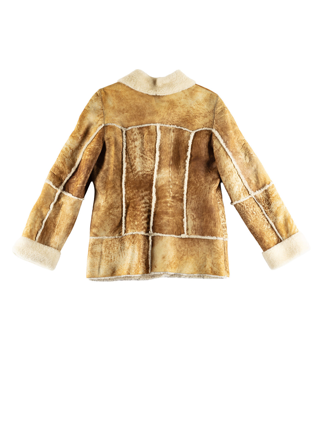 Vintage 70's Women Sheepskin Coat in BrownMN666