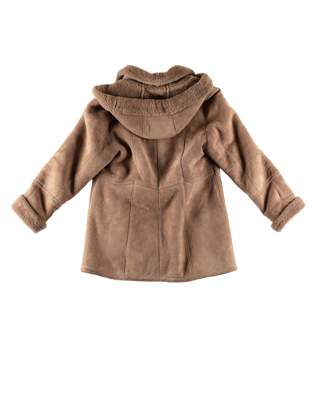 Vintage 70's Women Sheepskin Coat in BeigeMN680