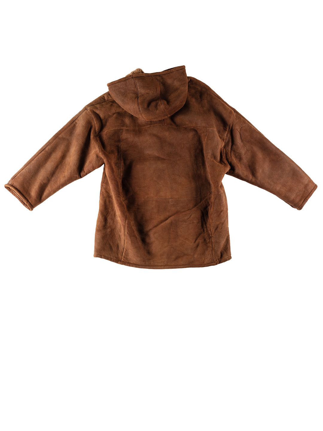 Vintage 80's Women Sheepskin Coat in BrownMN730