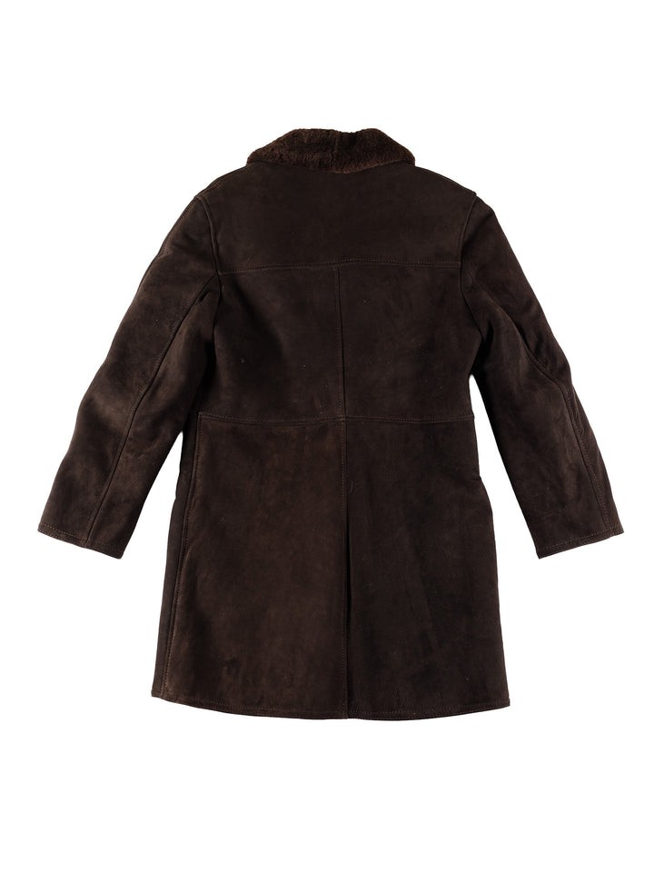 Vintage 70's Men Sheepskin Coat in BrownVN670