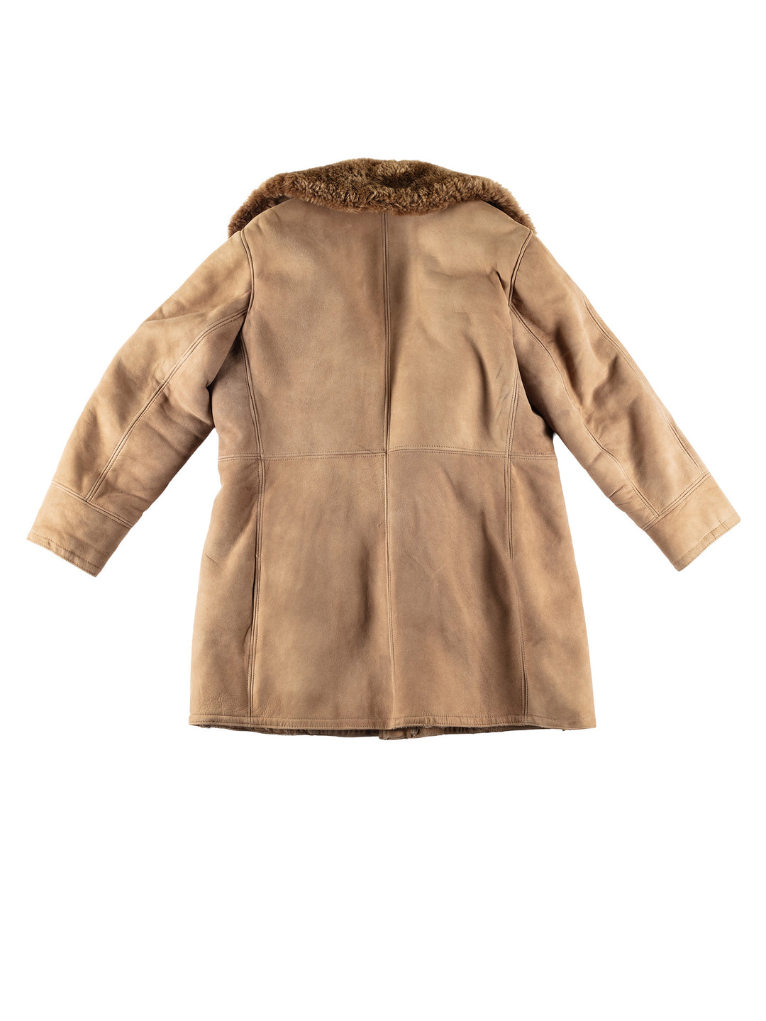 Vintage 70's Men Sheepskin Coat in BeigeVN623