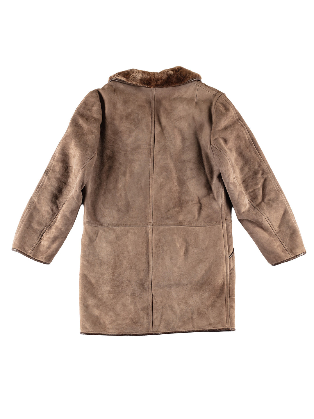 Vintage 70's Men Sheepskin Coat in BrownVN725