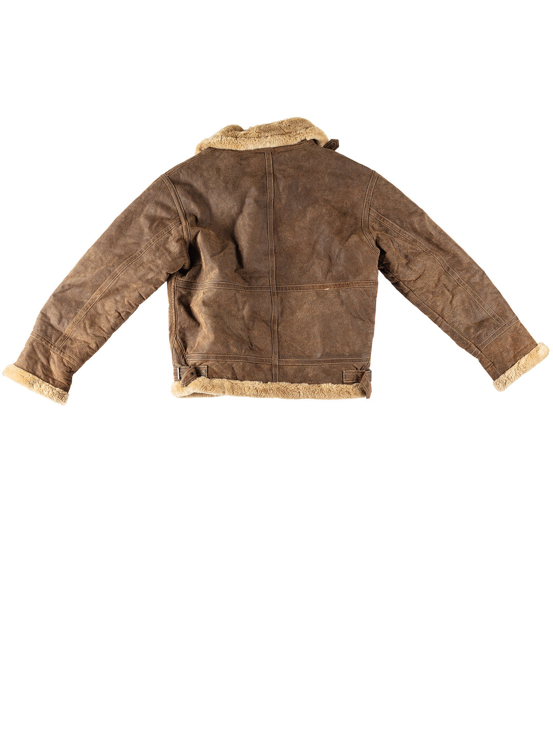 Vintage 90's Men Sherpa Jacket in BrownVN356
