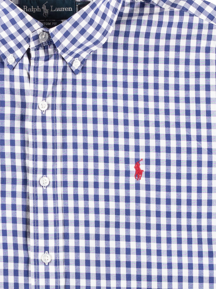 Vintage 2000. gadu vīriešu Ralph Lauren krekls zilā krāsā