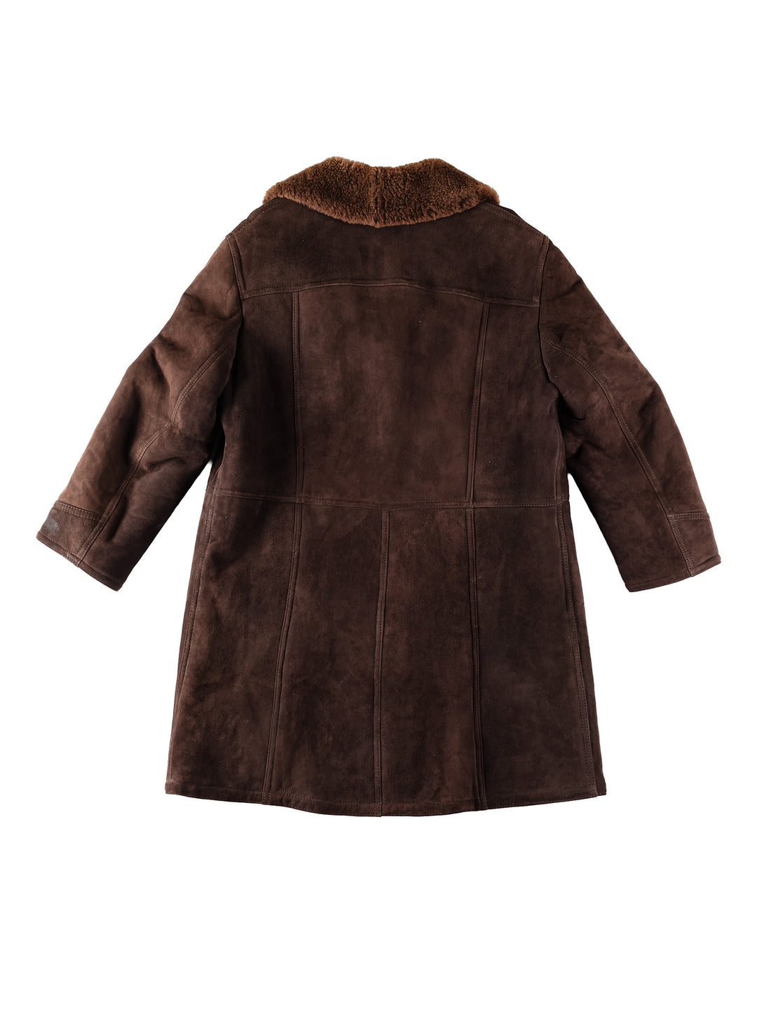 Vintage 70's Men Sheepskin Coat in BrownVN351